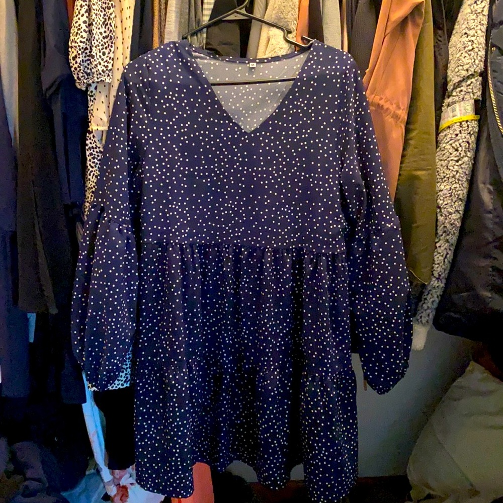 Blue dress